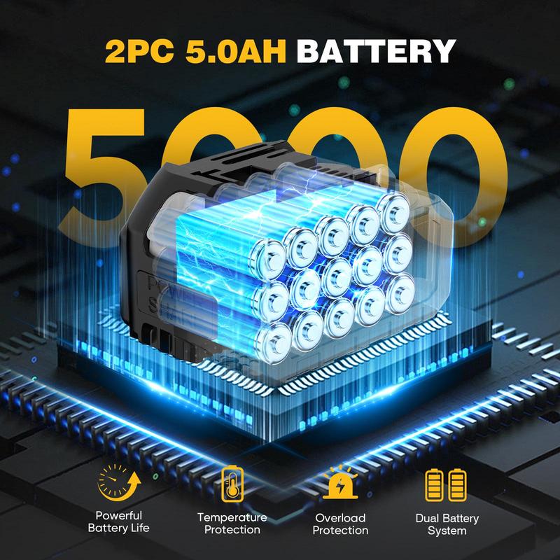 GEVEELIFE Turbo Jet Blower 200W Cordless Leaf