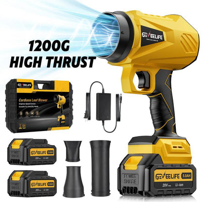 GEVEELIFE Turbo Jet Blower 200W Cordless Leaf